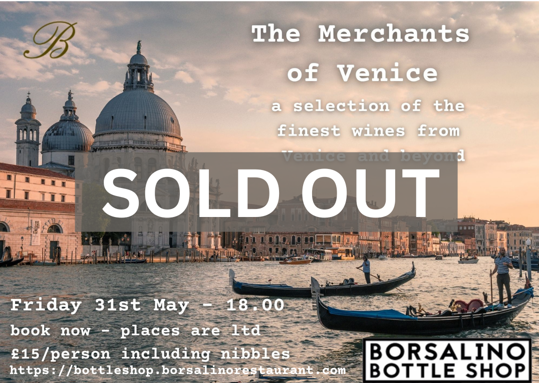 The Merchants of Venice Wine Tasting: a Selection of Finest Wines from Venice and Beyond