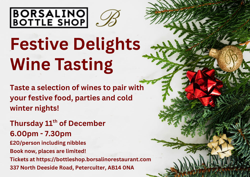 Festive Delights Wine Tasting