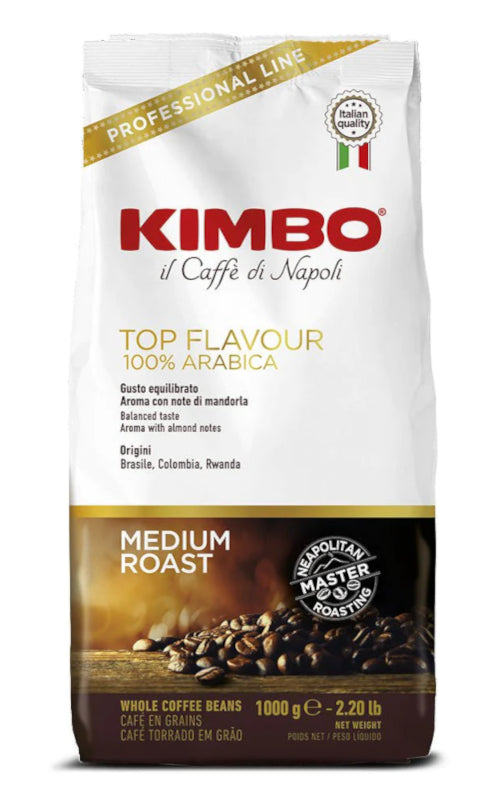 Kimbo, Extra Cream, Whole Coffee Beans, 1000g
